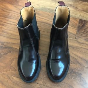 Dr. Martens Maroon Chelsea Boots
